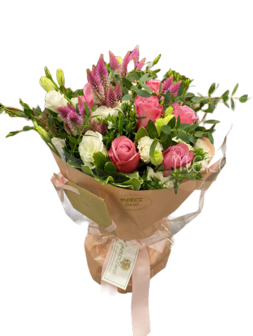 **KBQ554** Purple Roses Round Bouquet <br>紫玫瑰圓形花束 